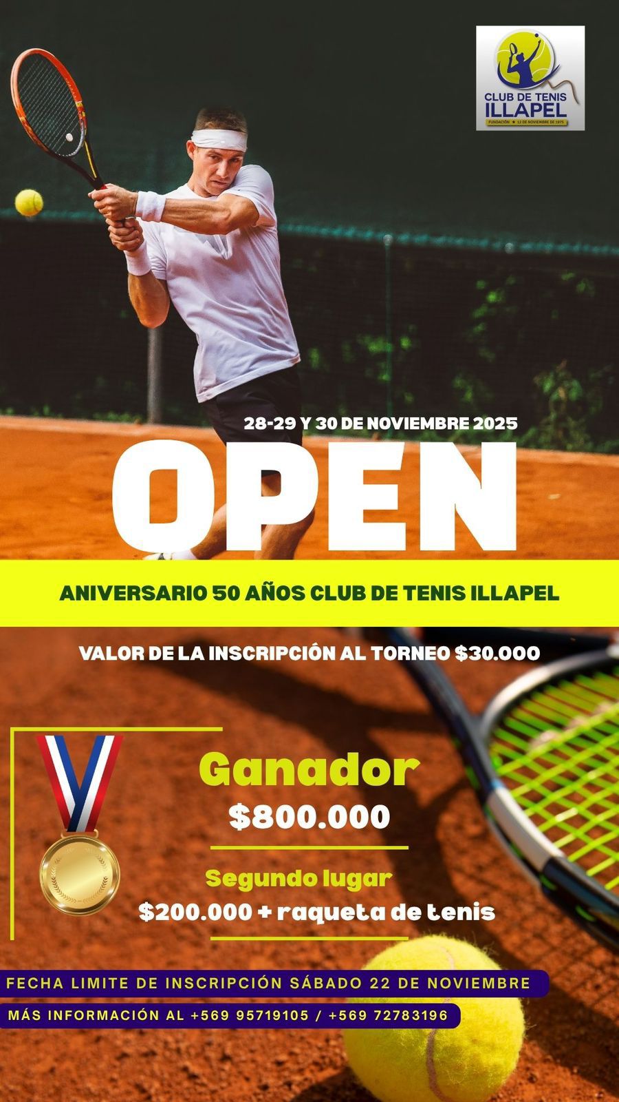 Aniversario 50 Años Club de Tenis Illapel